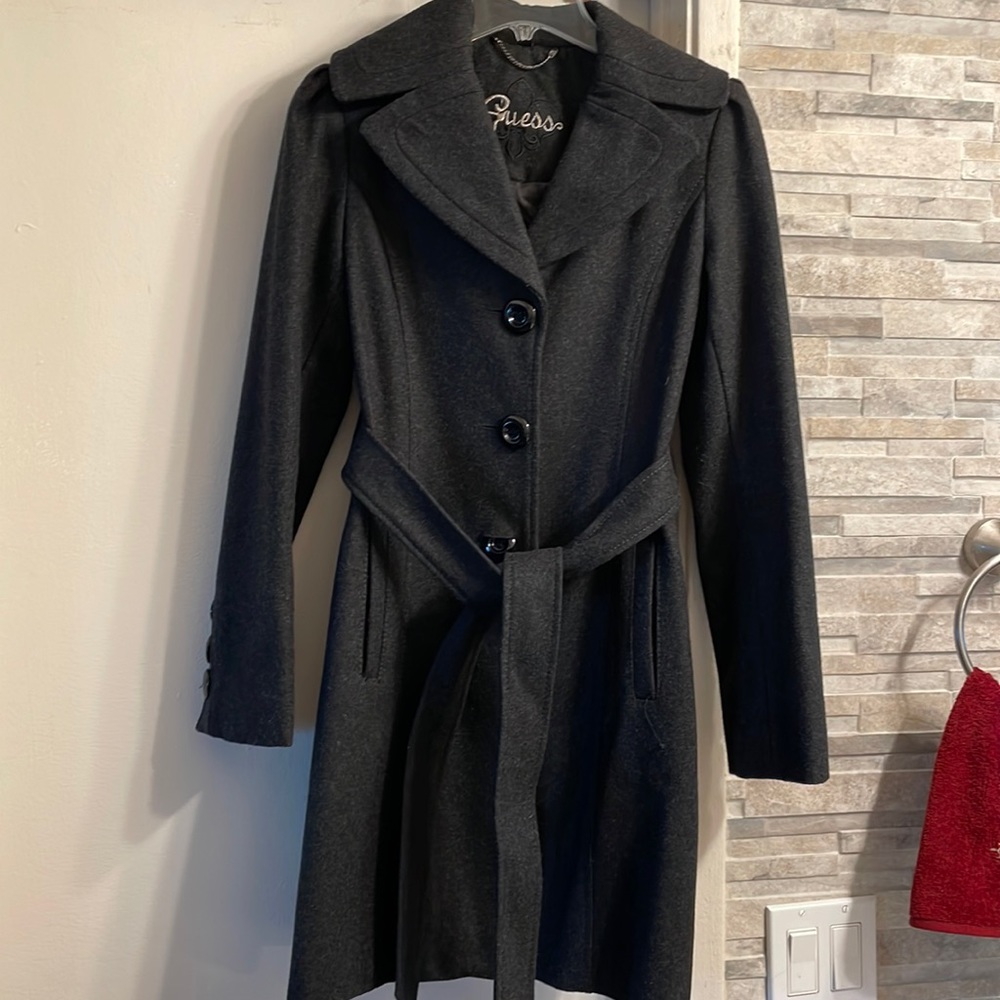 Charcoal, gray coat only used ones